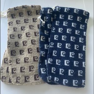 Pierre Cardin Shoe Bags  Lot of 2  Vintage 4 bags